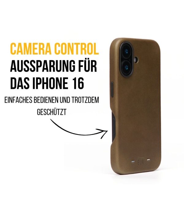 Set Hülle + Wallet | Leder Hülle für dein iPhone + Leder Wallet mit MagSafe Olive Verkauf – Bild 2