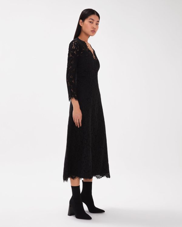 Flared Midi Lace Dress Zu verkaufen – Bild 3