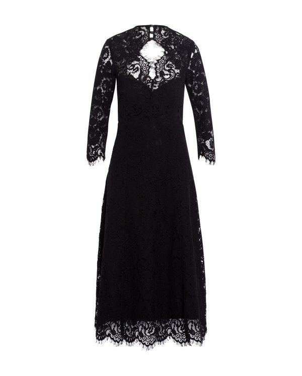 Flared Midi Lace Dress Zu verkaufen – Bild 5