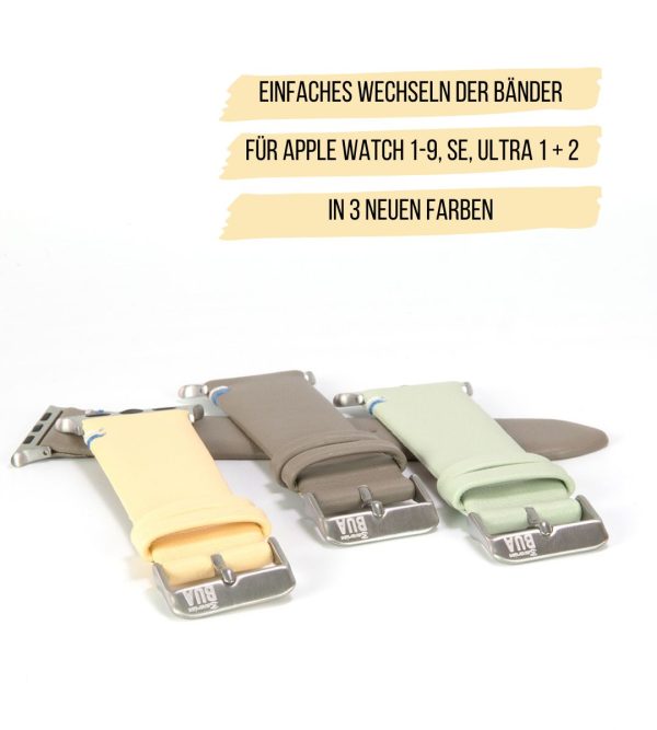 Armband für die Apple Watch aus Kalbleder | Eiskaffee Online-Verkauf – Bild 4