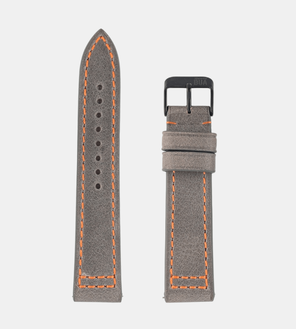 Robustes Armband für die Samsung Galaxy Watch aus Echtleder | Grau Angebot